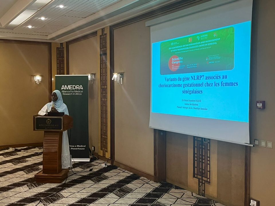 A research presentation at the 3rd Conference on the Prevention and Management of Non-Communicable Diseases, Dakar, November 2024