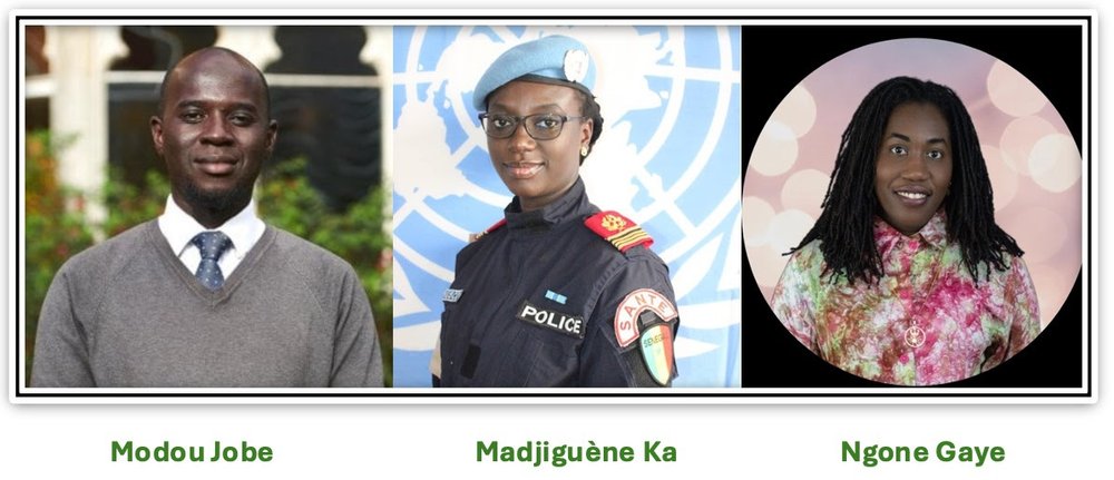 Portraits of Modou Jobe, Madjiguène Ka and Ngone Gaye